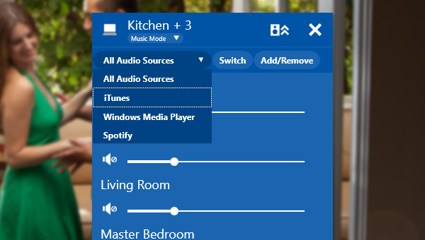 Play-Fi Windows App - audio source selection